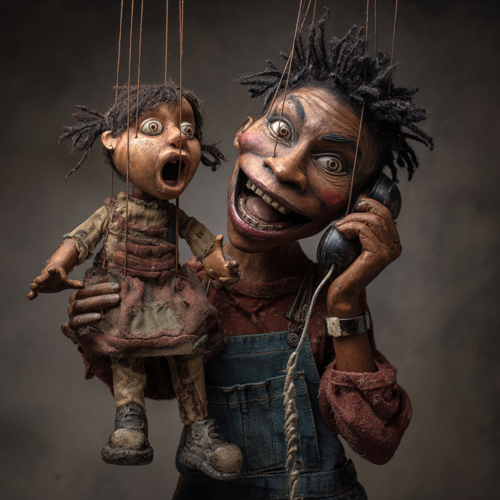 nalhall_a_woman_puppet_master_with_a_mischievous_grin._She_is_e6a0f55a-4649-4fff-819c-6dd90e906c0f_2